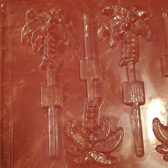 Palm Tree Lolypop Candy Chocolate Mold - Picture 1 of 6